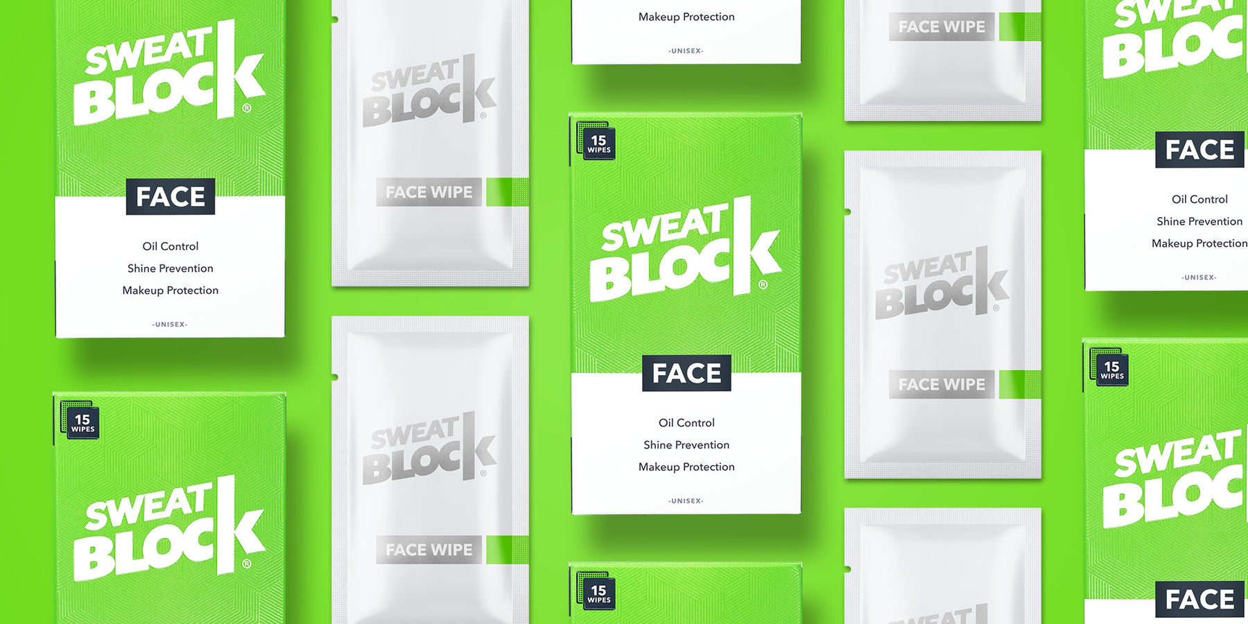 sweatblock face antiperspirant wipes