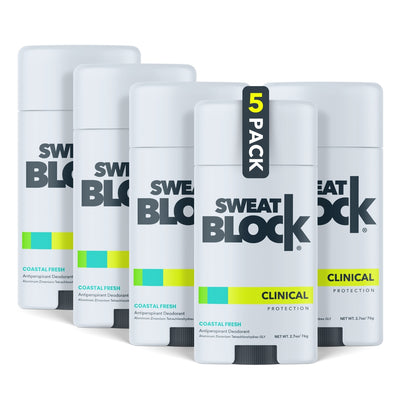 sweatblock deodorant 5 pack
