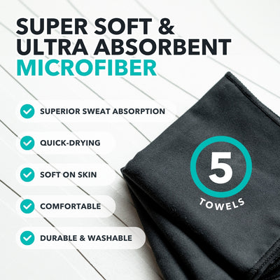 Microfiber Sweat Towels for Excessive Sweating