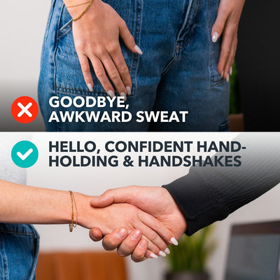 How to stop sweaty hands