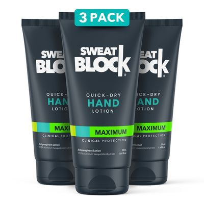 SweatBlock Antiperspirant for Hands - 3pk