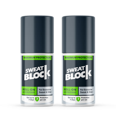 sweatblock pack of two roll-on antiperspirants